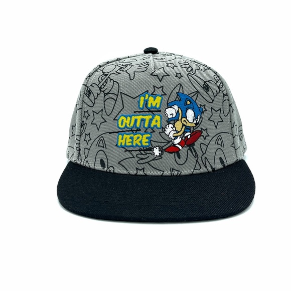 Sonic the Hedgehog snapback adjustable hat cap - Picture 2 of 10